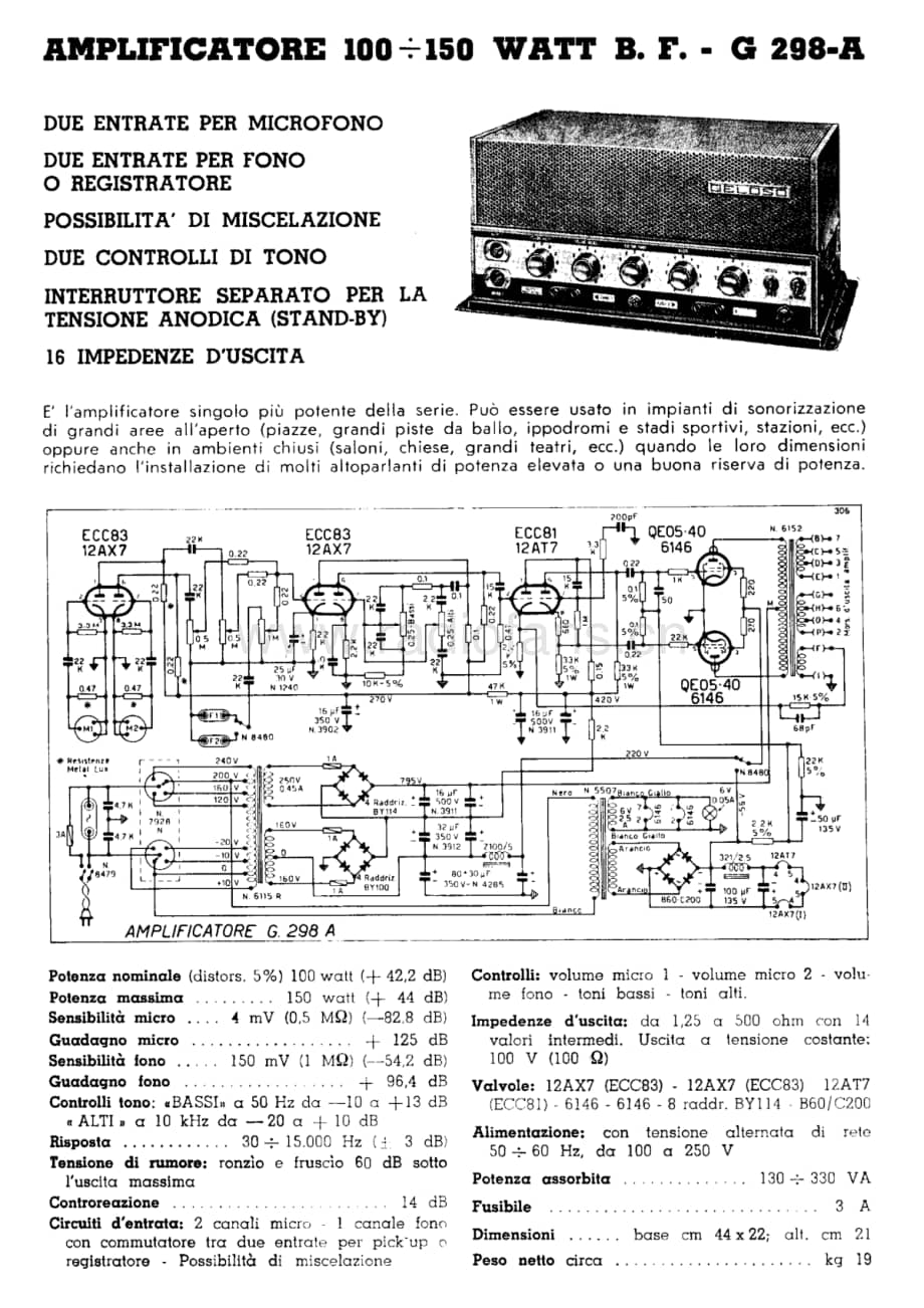Geloso G298A Amplifier 电路原理图.pdf_第1页