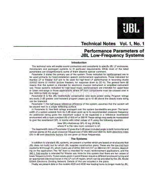 JBL Technical Note - Vol.1, No.1 电路原理图.pdf