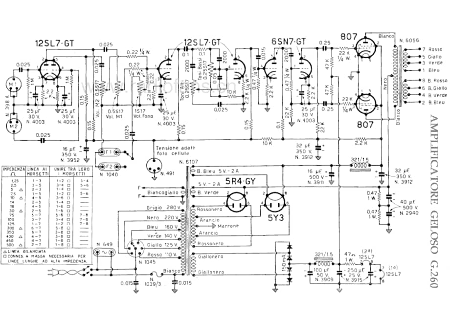Geloso G260 电路原理图.pdf_第1页