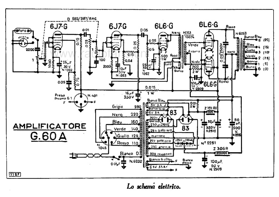 Geloso G60A Amplifier 电路原理图.pdf_第1页