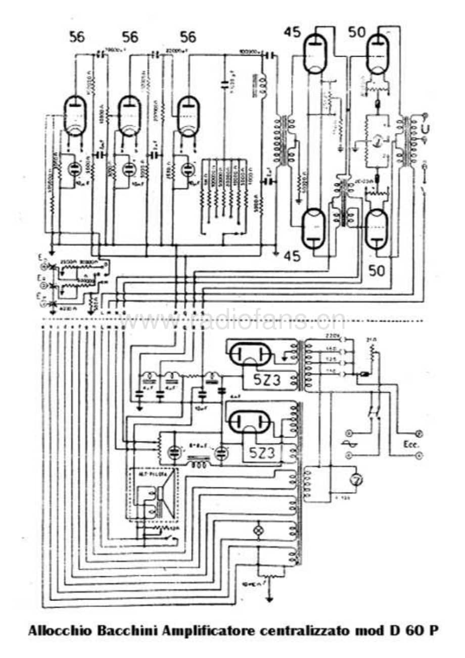 Allocchio Bacchini Amplificatore D60P 电路原理图.pdf_第1页