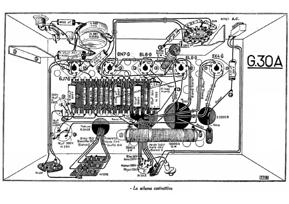 Geloso G30A Amplifier assembly 电路原理图.pdf_第1页