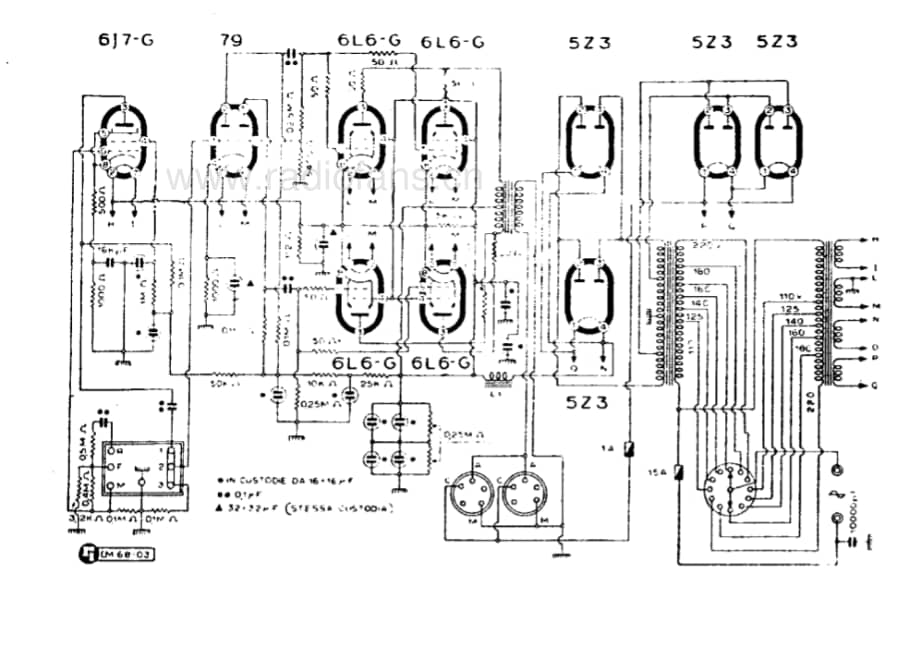Magneti Marelli AP22 amplifier 电路原理图.pdf_第1页