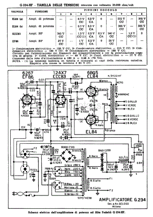 Geloso G234 Amplifier 电路原理图.pdf
