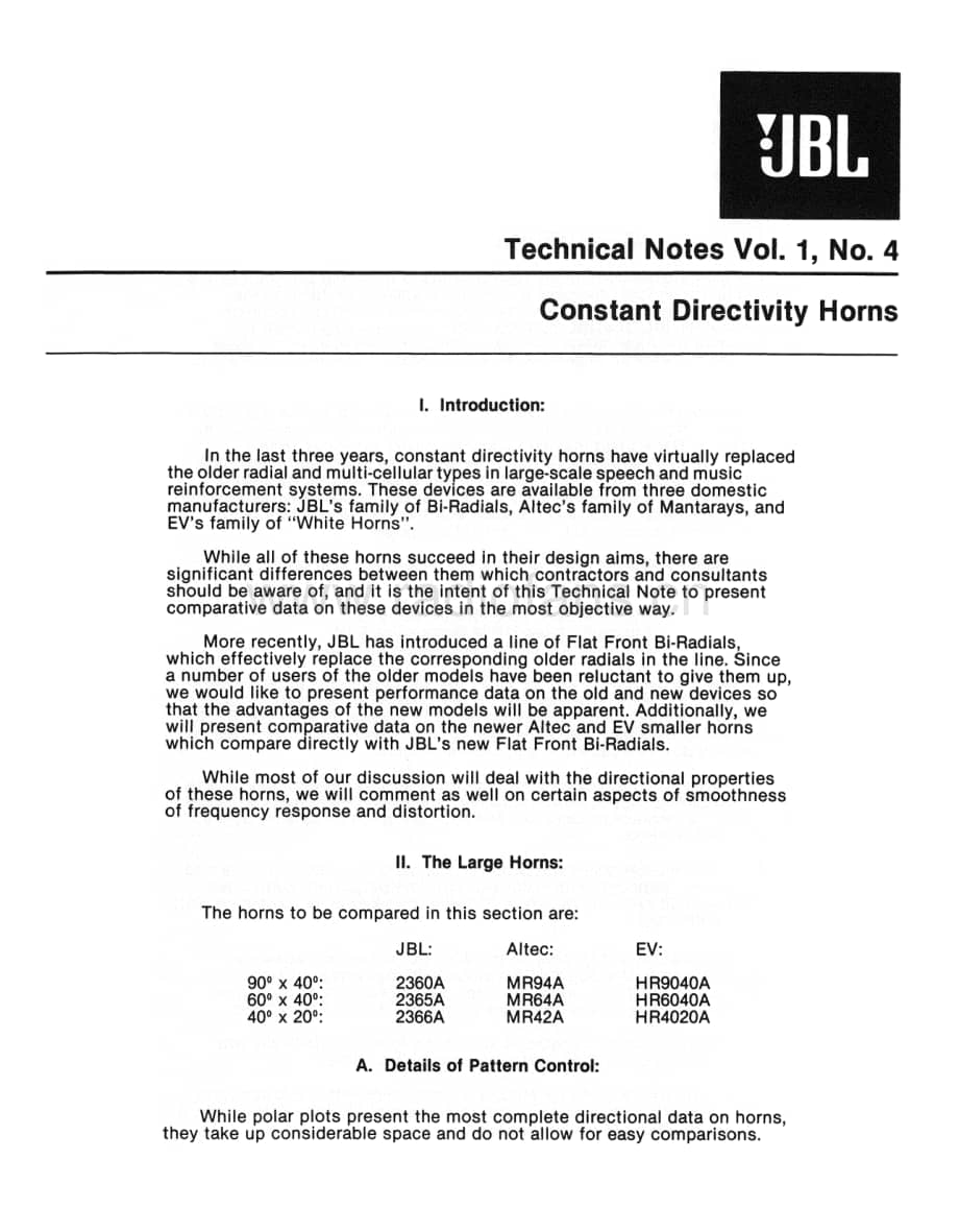 JBL Technical Note - Vol.1, No.4 电路原理图.pdf_第1页