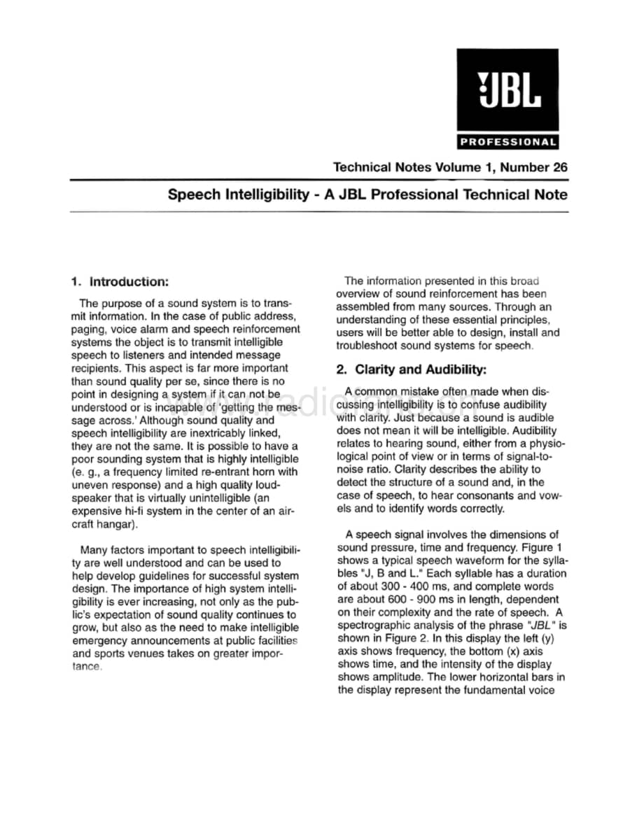 JBL Technical Note - Vol.1, No.26 电路原理图.pdf_第1页