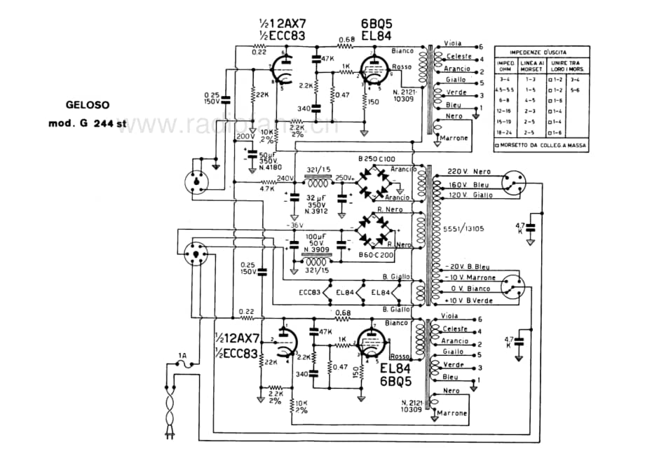 Geloso G244st Amplifier 电路原理图.pdf_第1页