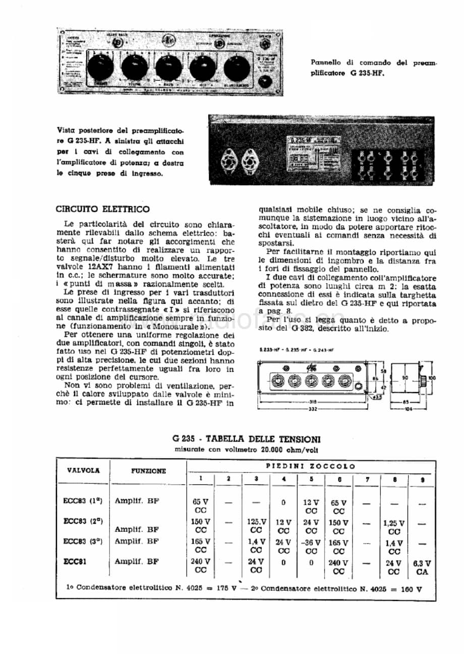 Geloso G235HF Stereo preamplifier specs 电路原理图.pdf_第2页