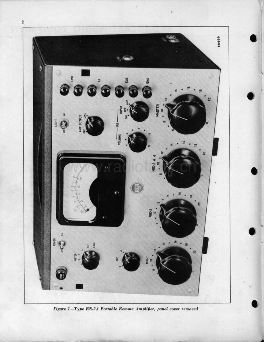 RCA - Type BN 2A Portable Remote Amplifier-74630418 电路原理图.pdf_第3页