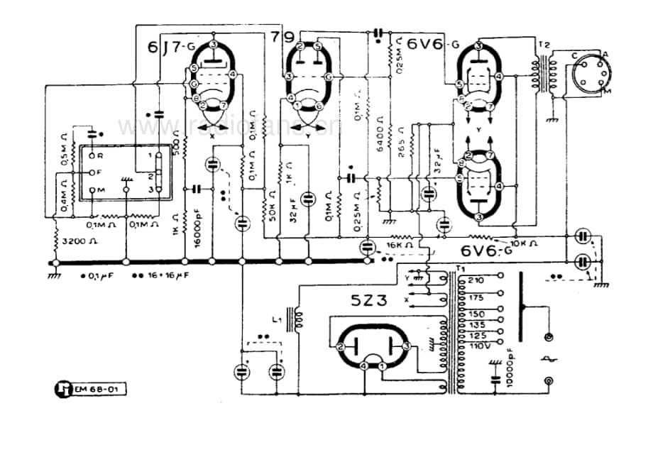 Magneti Marelli AP10M amplifier 电路原理图.pdf_第1页