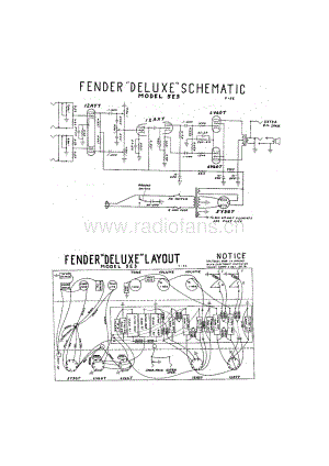 Fender Deluxe 5E3 电路原理图.pdf