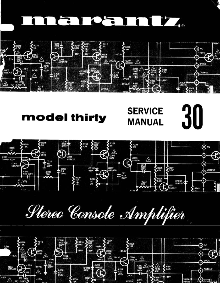 Marantz Model 30 service en 电路原理图.pdf_第1页