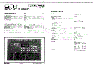 Roland GR-1 Service Manual 电路原理图.pdf