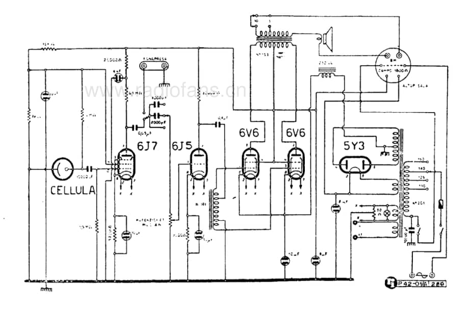 Prevost 121 II series amplifier 电路原理图.pdf_第1页