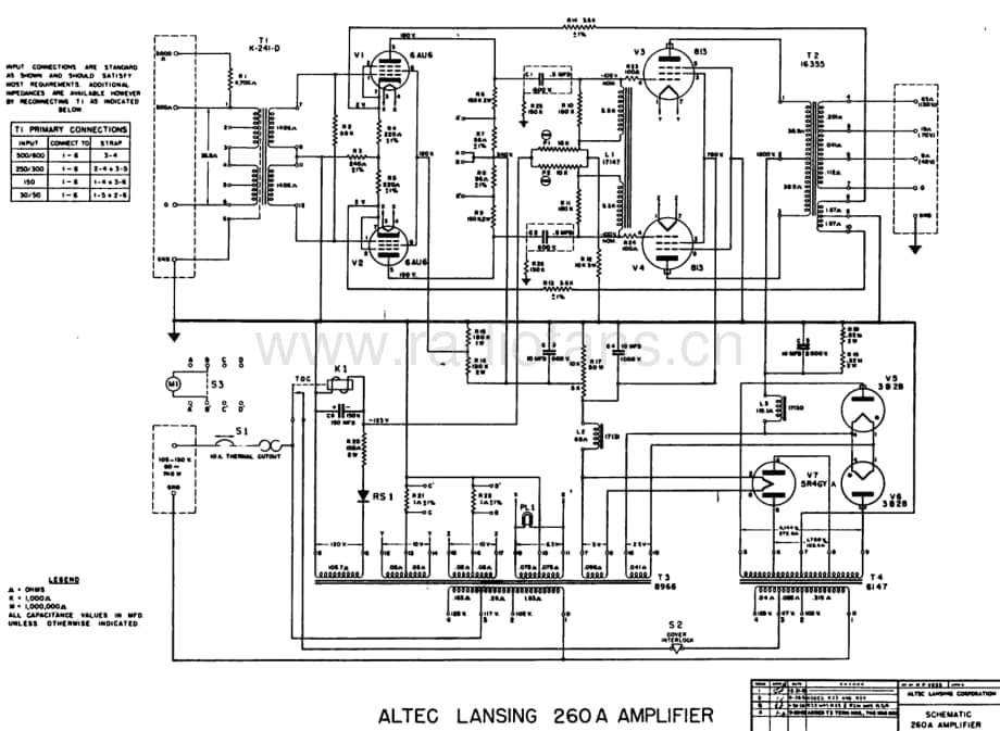 Altec260A 电路原理图.pdf_第1页