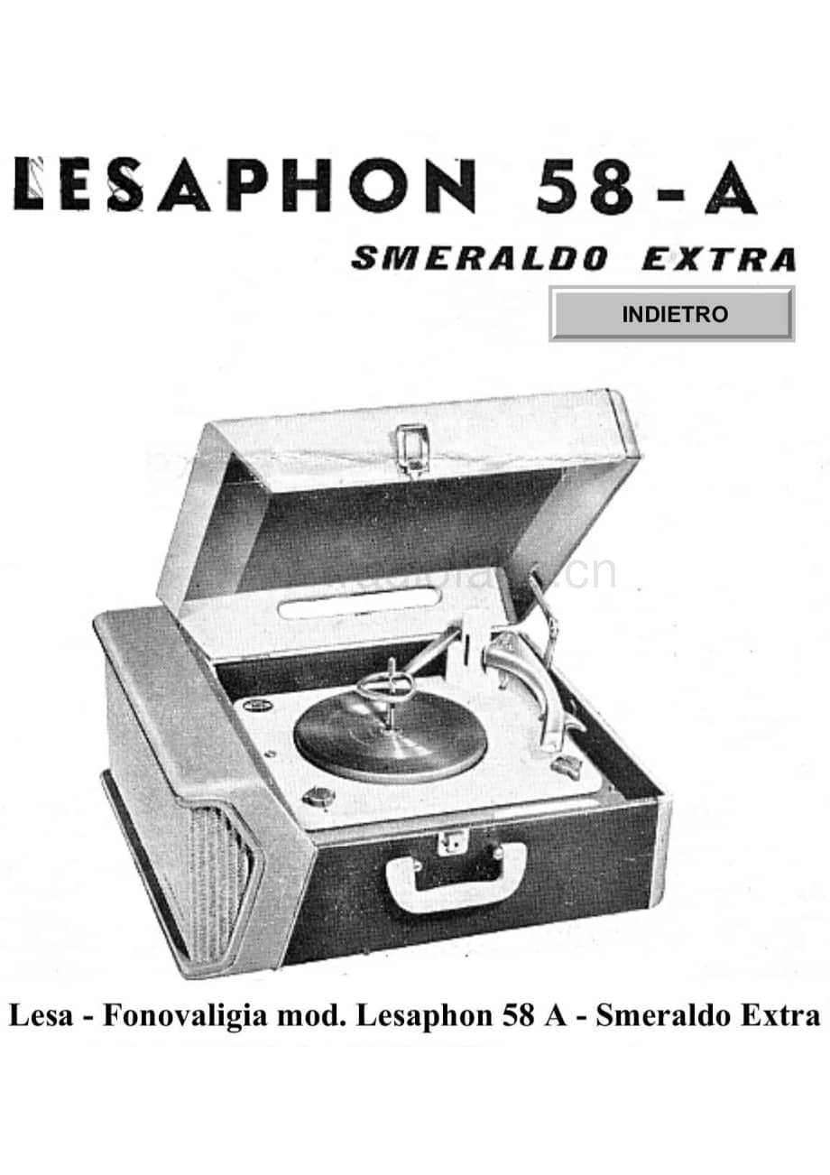 Lesa Lesaphon 58A valigia fonografica picture 电路原理图.pdf_第1页