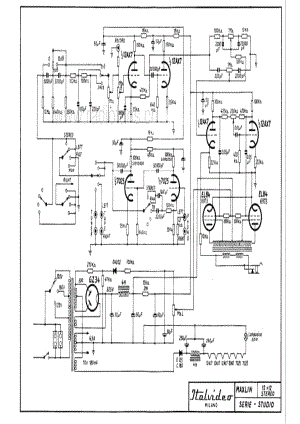 Italvideo Maxlin 12+12 Stereo amplifier 电路原理图.pdf