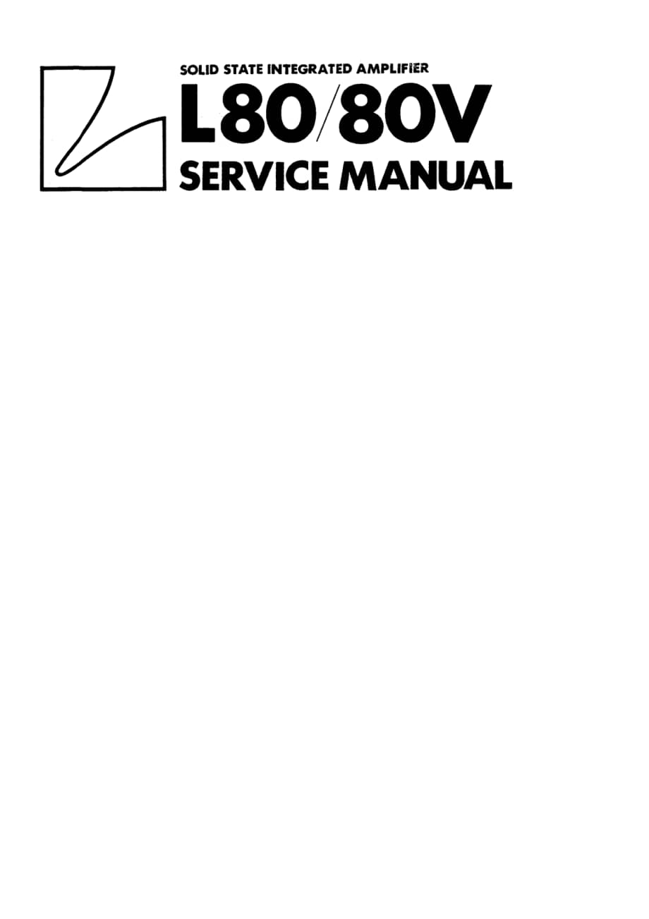 Luxman L80 L80V service manual 电路原理图.pdf_第2页