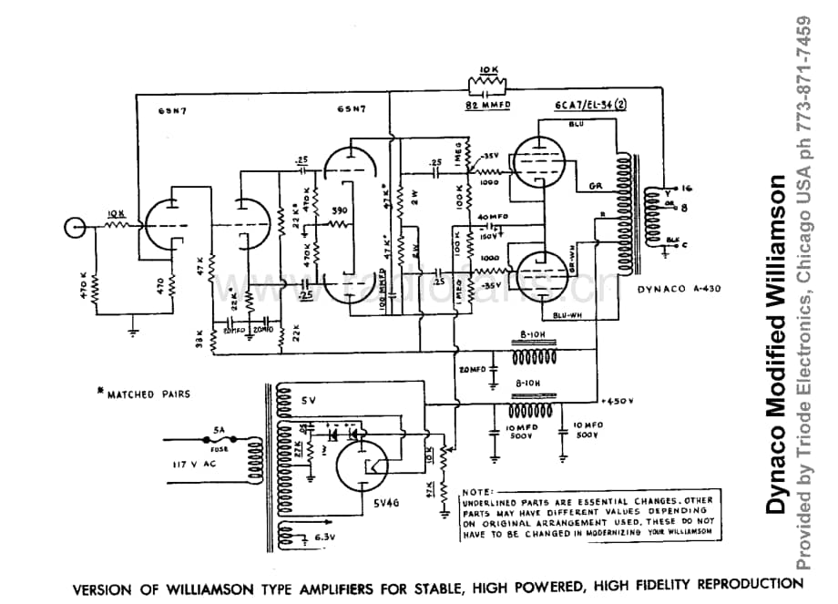 Dynaco Williamson 电路原理图.pdf_第1页