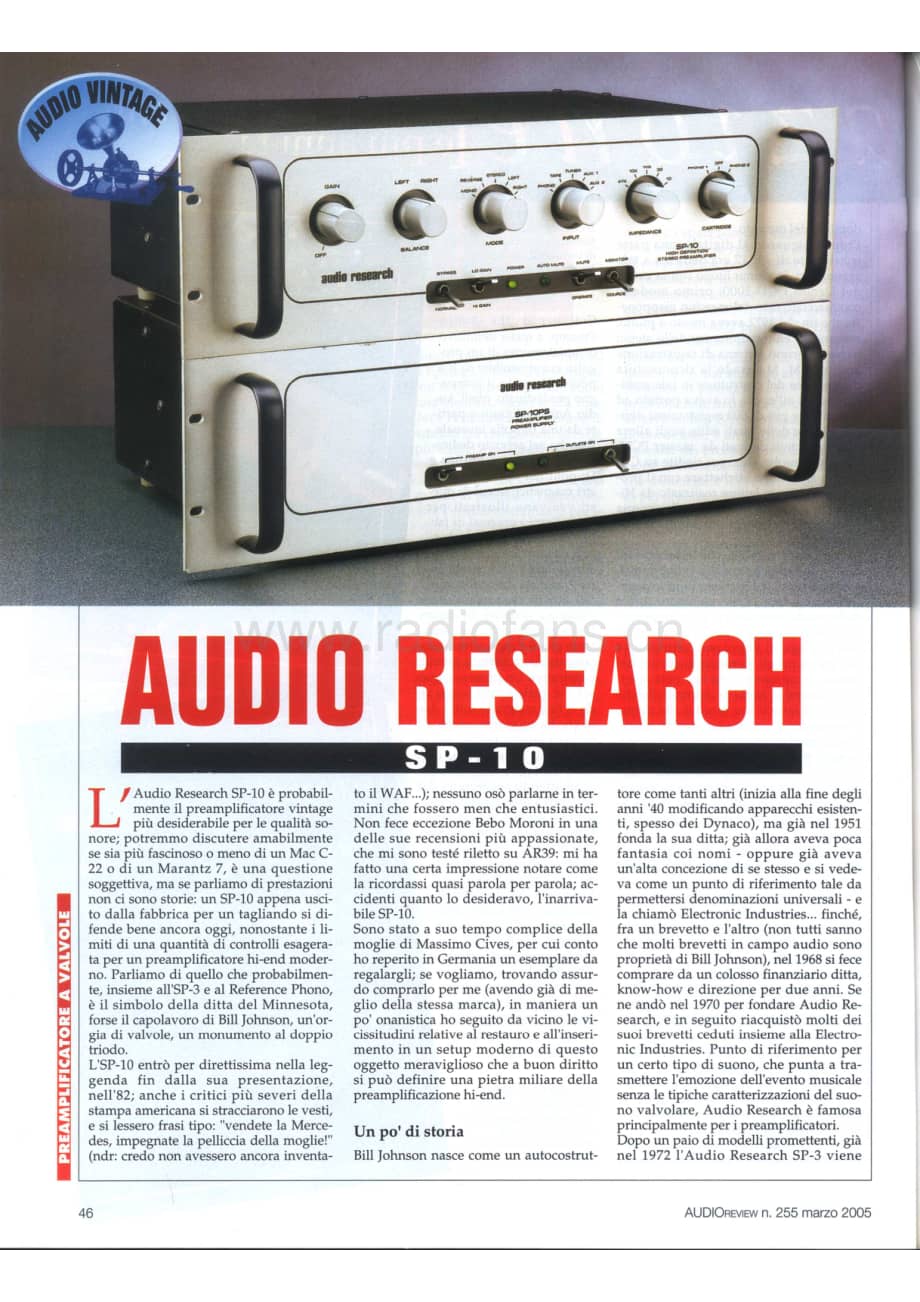 Audio Research SP10 article 电路原理图.pdf_第1页