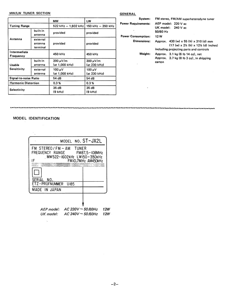 Sony ST-JX2L service manual 电路原理图.pdf_第3页