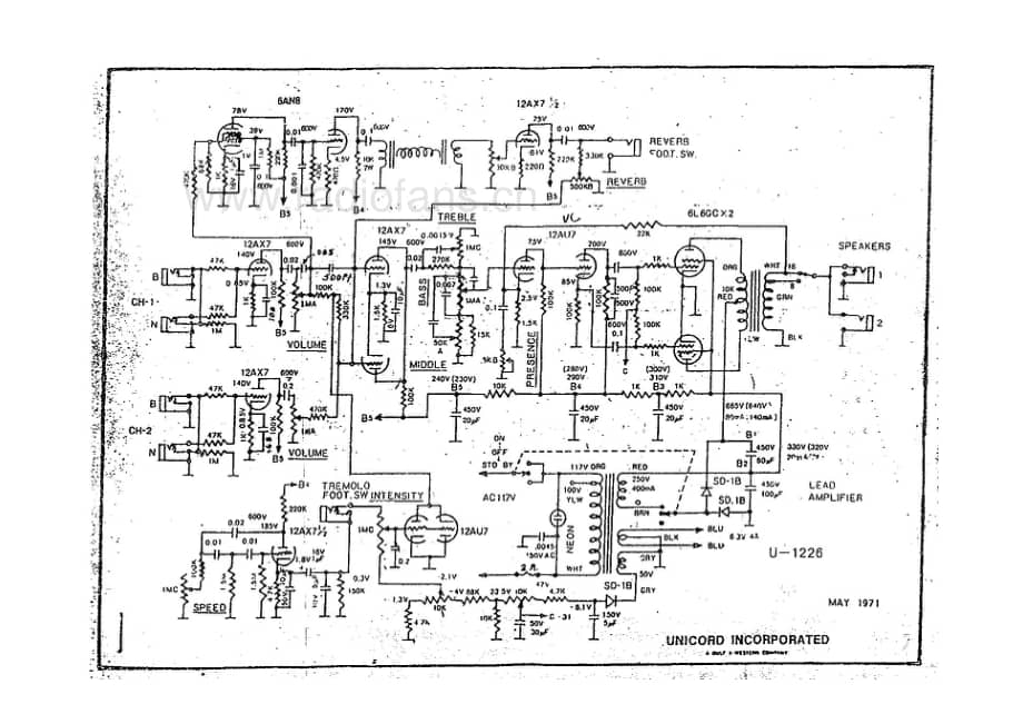 Unicord U-1226 电路原理图.pdf_第1页