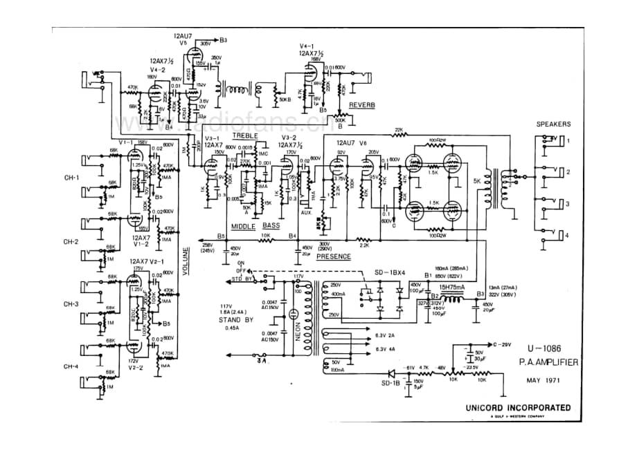 Unicord U-1086 电路原理图.pdf_第1页