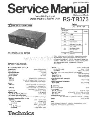 Technics RS-TR373 电路原理图.pdf