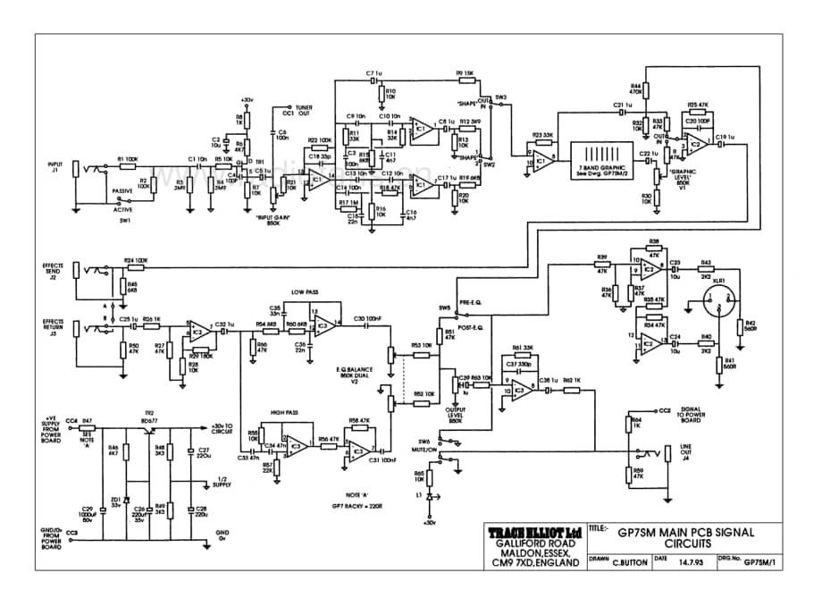 Trace Elliot GP7 150-300watt SM 电路原理图.pdf_第2页
