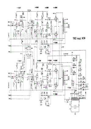 Trio W24 amplifier 电路原理图.pdf