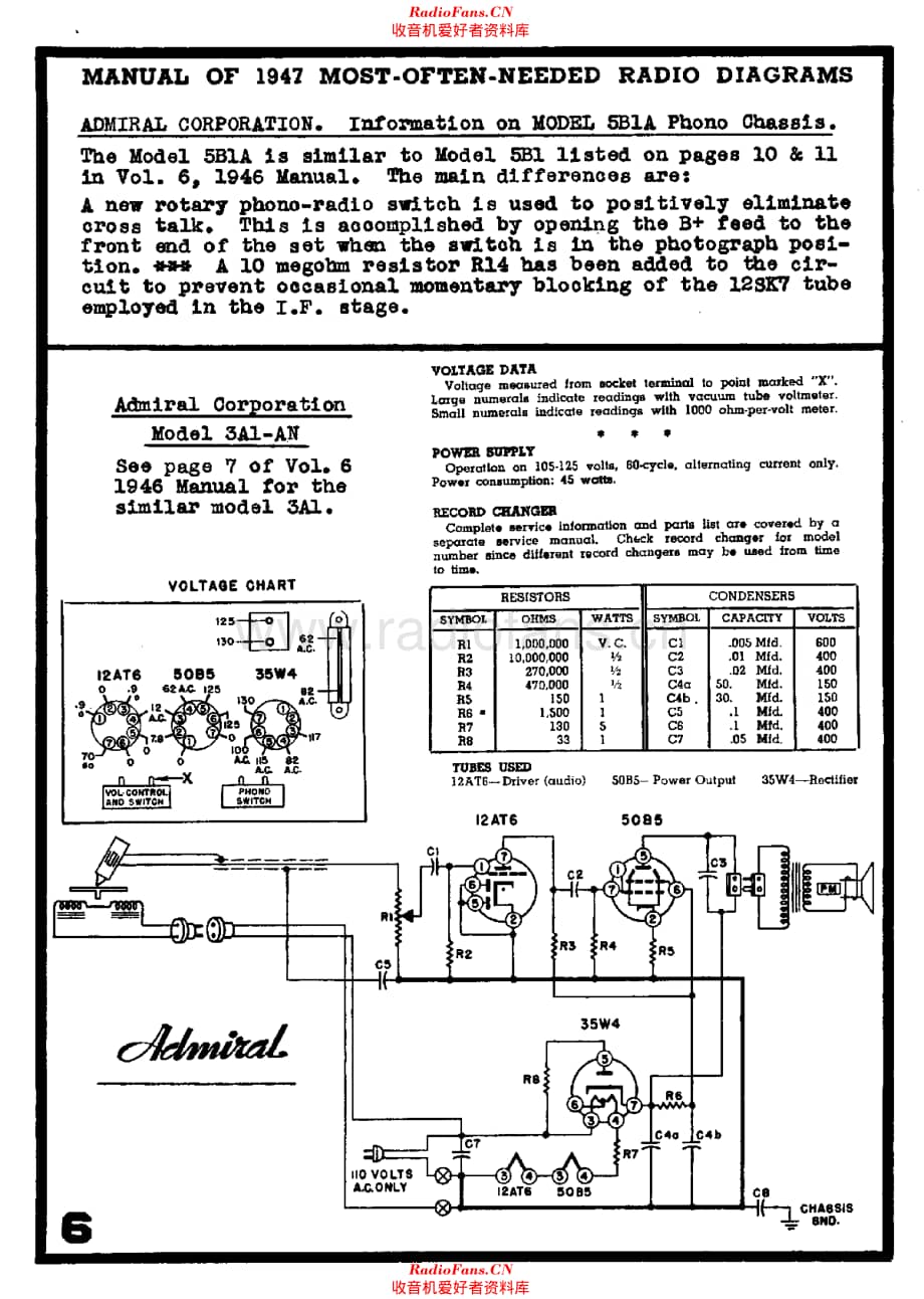 Admiral 5B1A 电路原理图.pdf_第1页