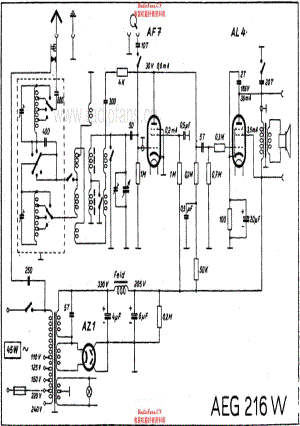 AEG 216W 电路原理图.pdf