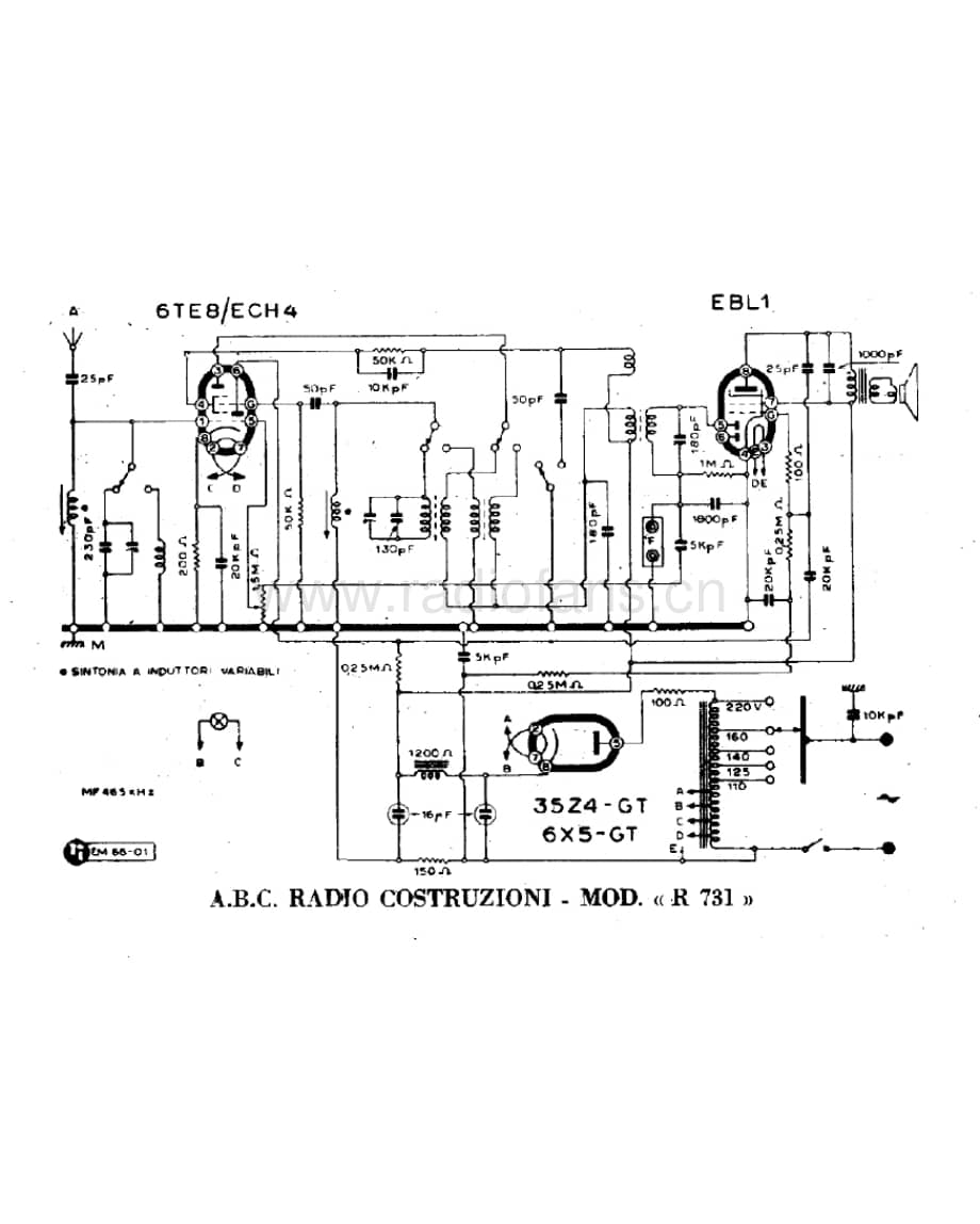 ABC Radiocostruzioni R731 电路原理图.pdf_第1页