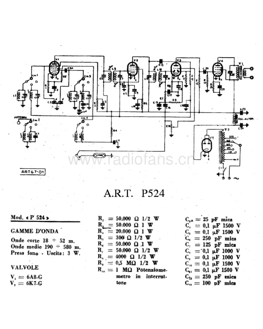 A.R.T. P524 电路原理图.pdf_第1页