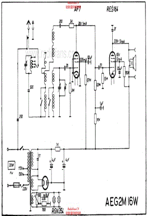 AEG 2M16W 电路原理图.pdf