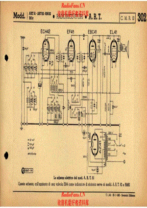 A.R.T. 51 62 RM62 电路原理图.pdf