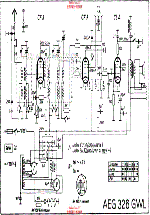 AEG 326GW 电路原理图.pdf