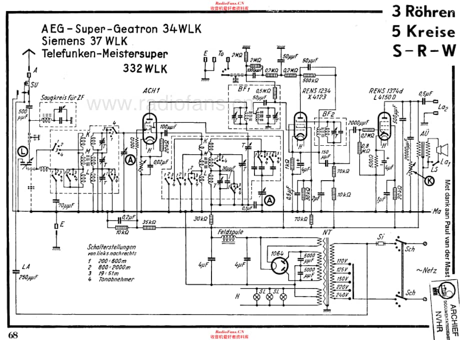 AEG 34WLK 电路原理图.pdf_第1页