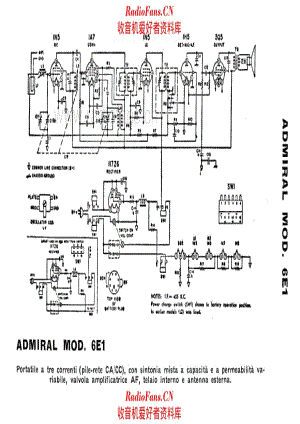 Admiral 6E1 电路原理图.pdf
