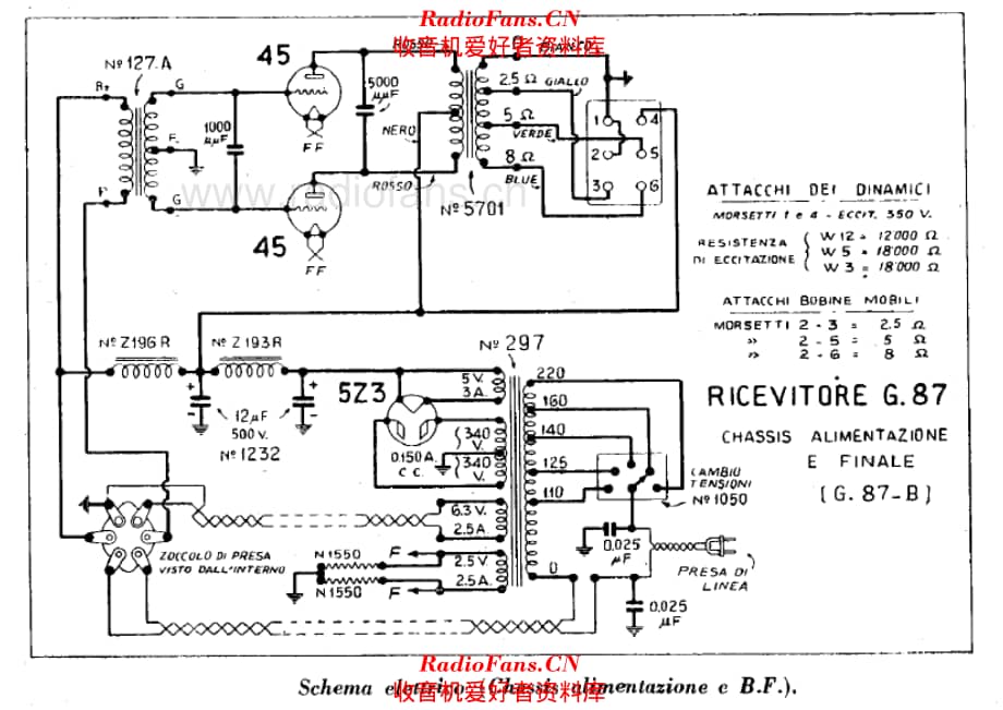 Geloso G87 AF unit and power supply 电路原理图.pdf_第1页