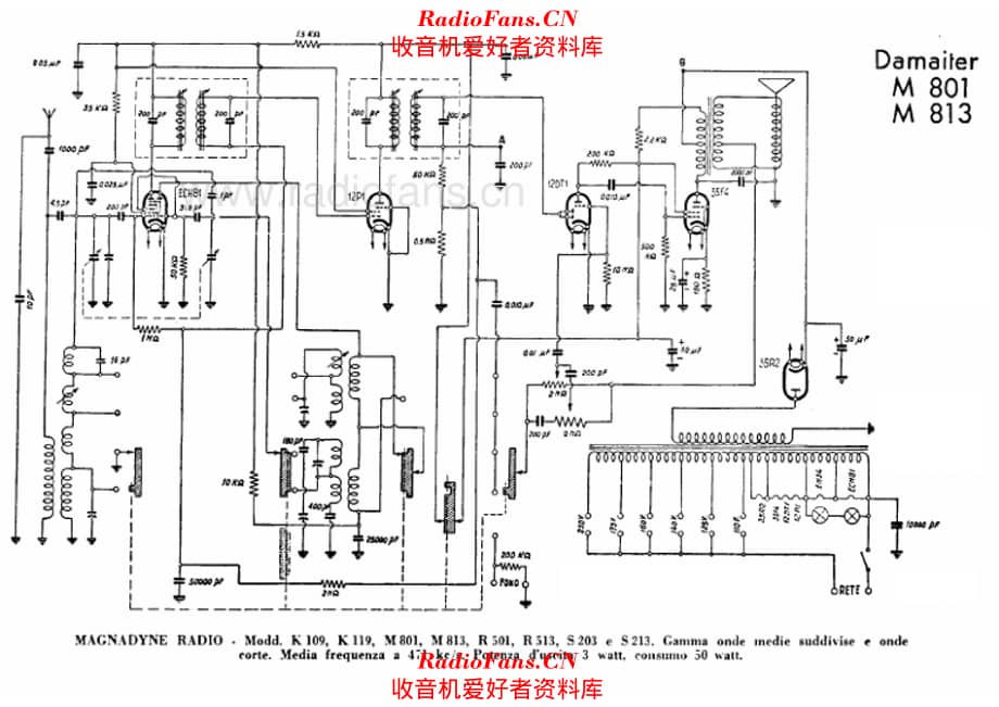 Damaiter M801 - M813 电路原理图.pdf_第1页