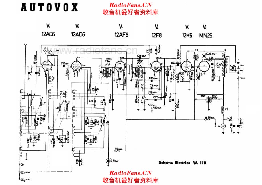Autovox RA110 电路原理图.pdf_第1页