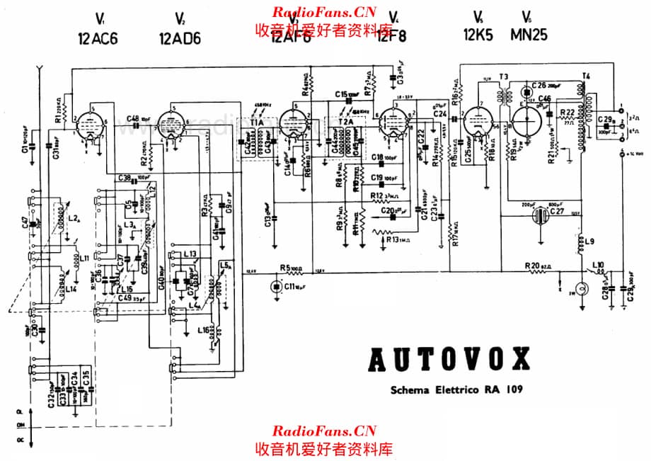 Autovox RA109 电路原理图.pdf_第1页