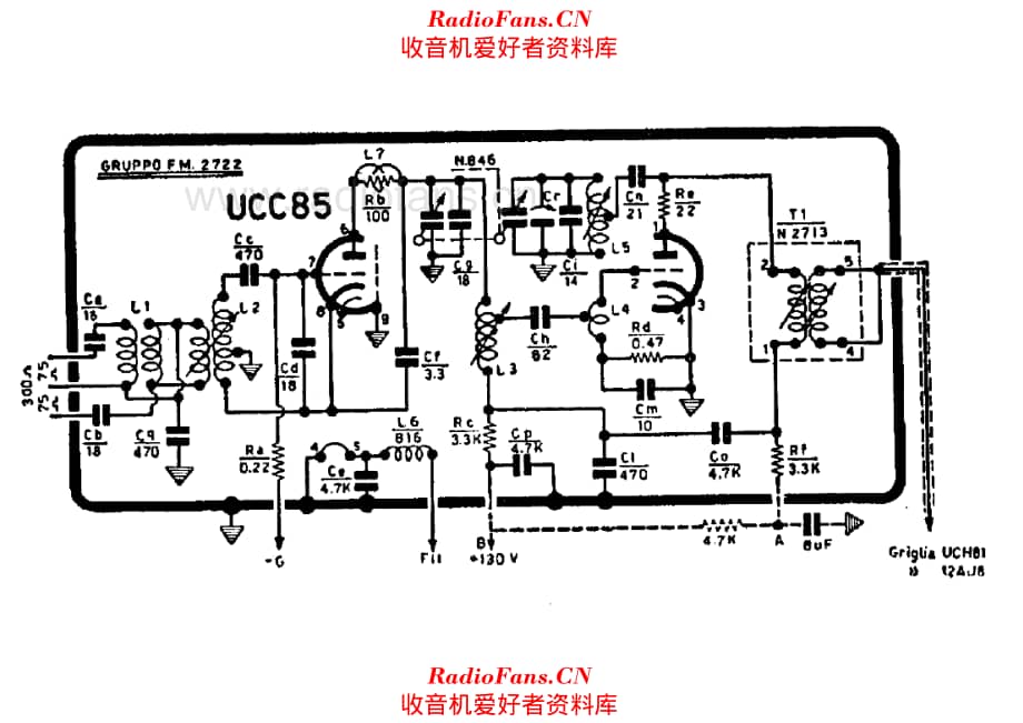 Geloso 2722 FM RF Unit 电路原理图.pdf_第1页
