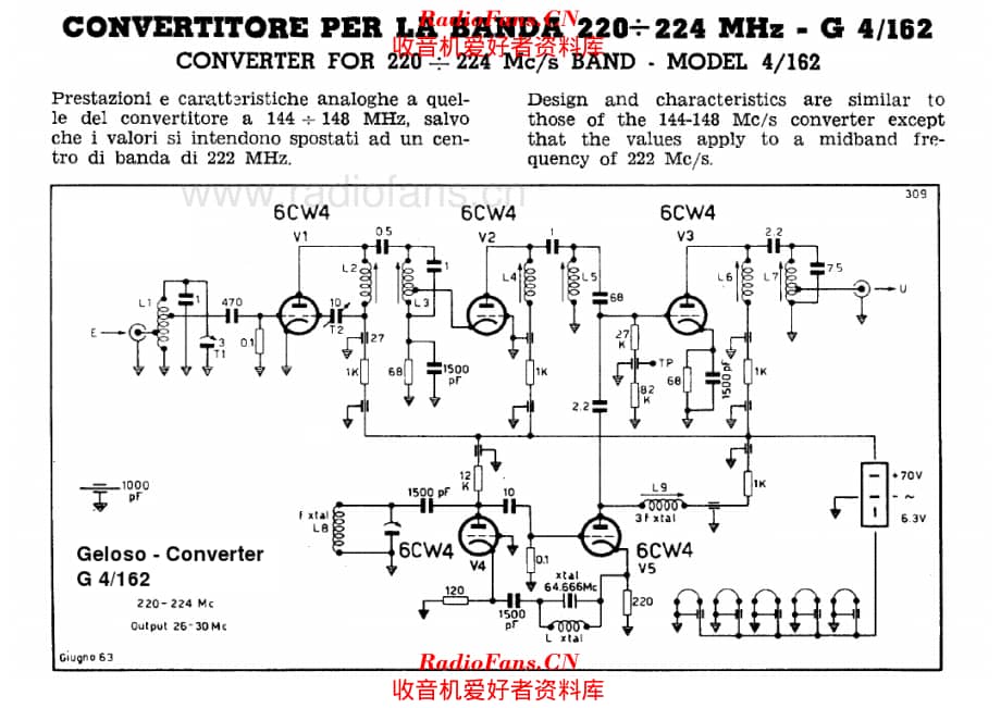 Geloso G4-162 Converter 电路原理图.pdf_第1页