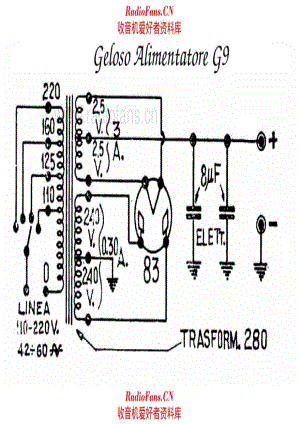 Geloso G9 power supply 电路原理图.pdf