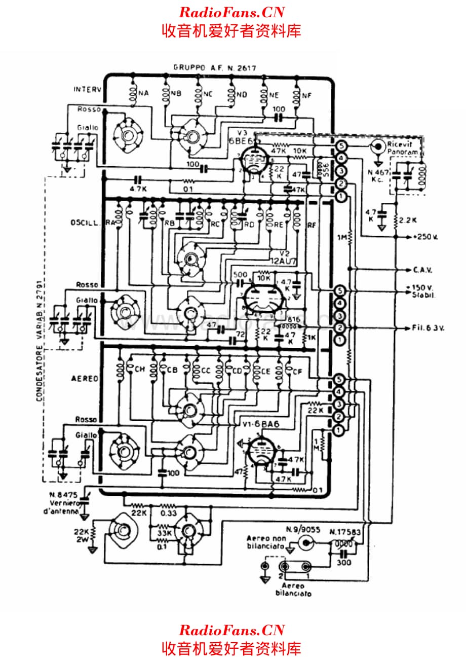 Geloso 2617 RF Unit 电路原理图.pdf_第1页