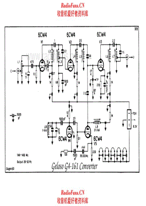 Geloso G4-161 converter 电路原理图.pdf