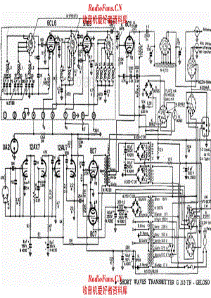 Geloso G212T Short Wave Transmitter 电路原理图.pdf