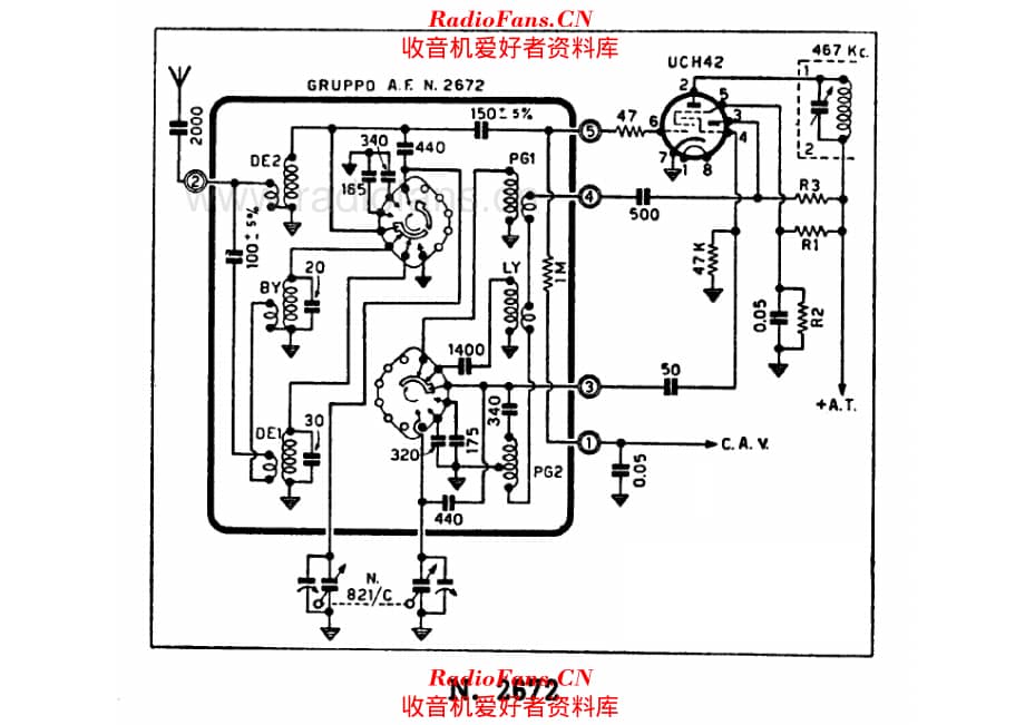 Geloso 2672 RF unit 电路原理图.pdf_第1页